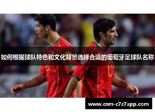 如何根据球队特色和文化背景选择合适的葡萄牙足球队名称