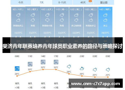 斐济青年联赛培养青年球员职业素养的路径与策略探讨 斐济青年联赛培养青年球员职业素养的路径与策略探讨