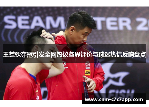 王楚钦夺冠引发全网热议各界评价与球迷热情反响盘点 王楚钦夺冠引发全网热议各界评价与球迷热情反响盘点